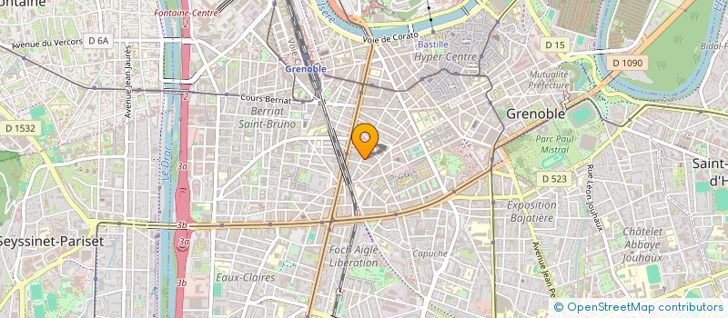 localisation de l'entreprise EURO NET  GRENOBLE