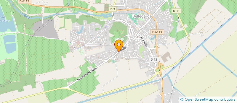 localisation de l'entreprise EURO'NET à BELLEGARDE