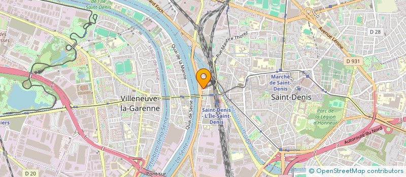 localisation de l'entreprise EURO.NET NETTOYAGE à SAINT-DENIS