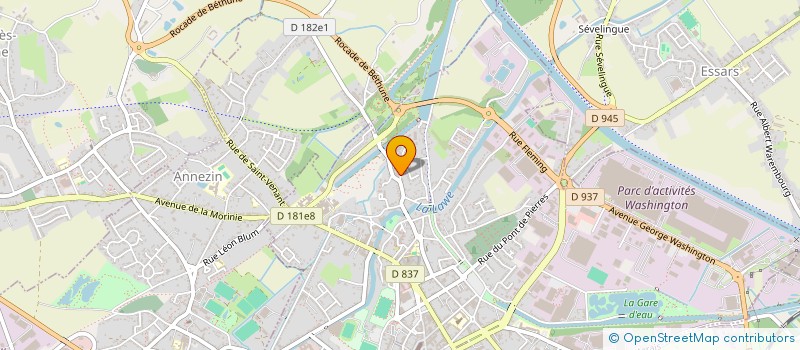 localisation de l'entreprise EURO NET SERVICE  BETHUNE