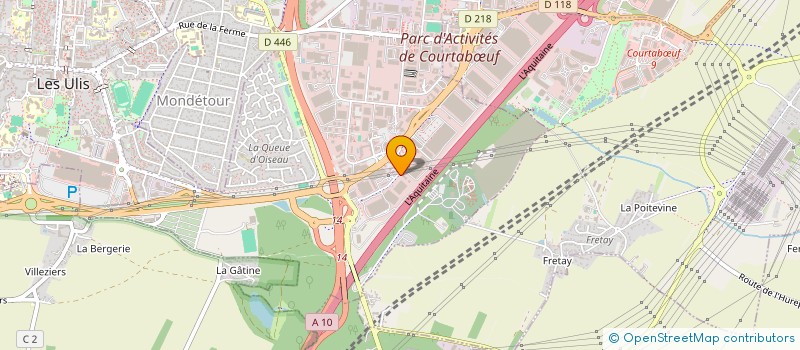 localisation de l'entreprise EURO NETT POLYSERVICES à VILLEBON-SUR-YVETTE