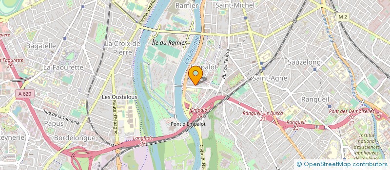 localisation de l'entreprise EURO NETTOYAGE à TOULOUSE