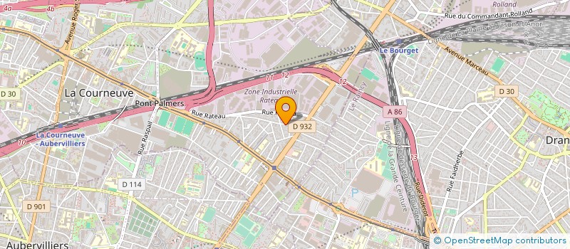 localisation de l'entreprise EURO NOUR PLUS à LA COURNEUVE