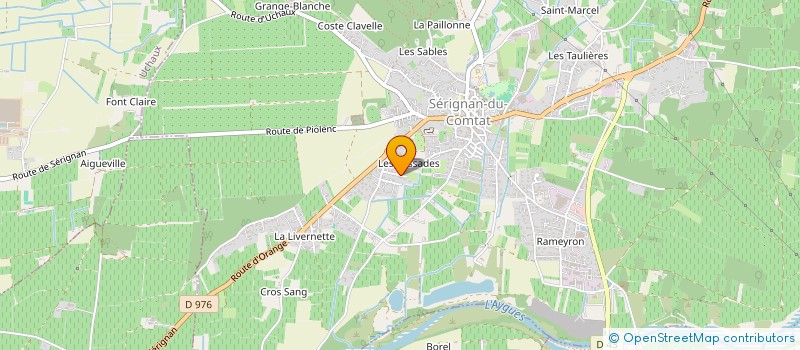 localisation de l'entreprise EURO P.E.T à SERIGNAN-DU-COMTAT
