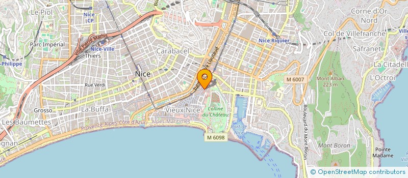 localisation de l'entreprise EURO P.N. DIFFUSION à NICE