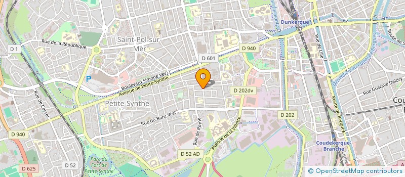 localisation de l'entreprise EURO PAAS à DUNKERQUE