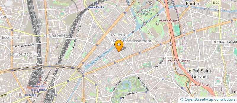 localisation de l'entreprise EURO PAIN  PARIS