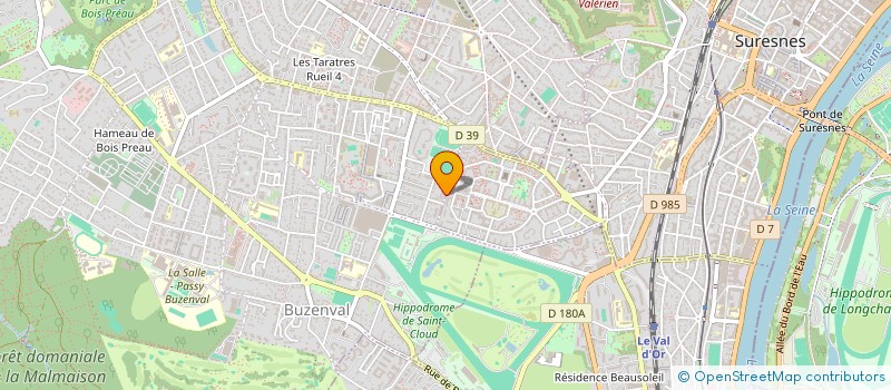 localisation de l'entreprise EURO - PAMA à RUEIL-MALMAISON