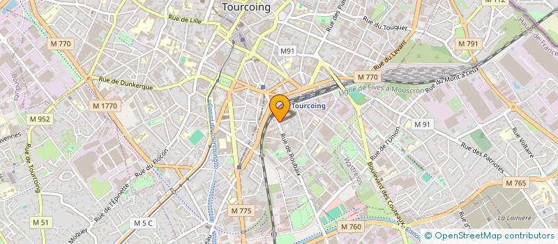 localisation de l'entreprise EURO PAR à TOURCOING