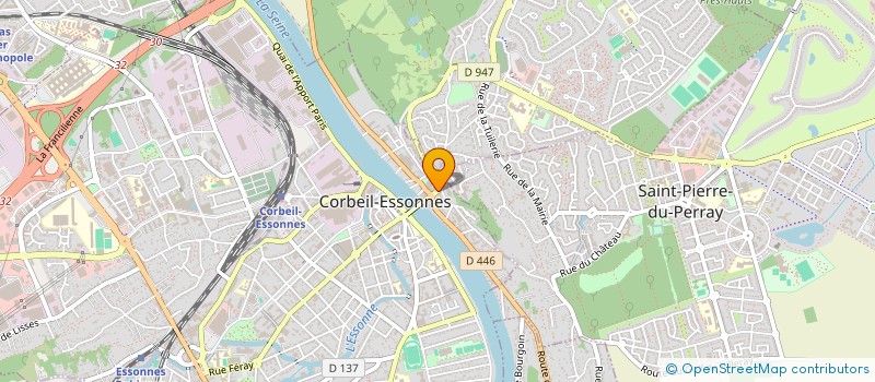 localisation de l'entreprise EURO PARC à CORBEIL-ESSONNES