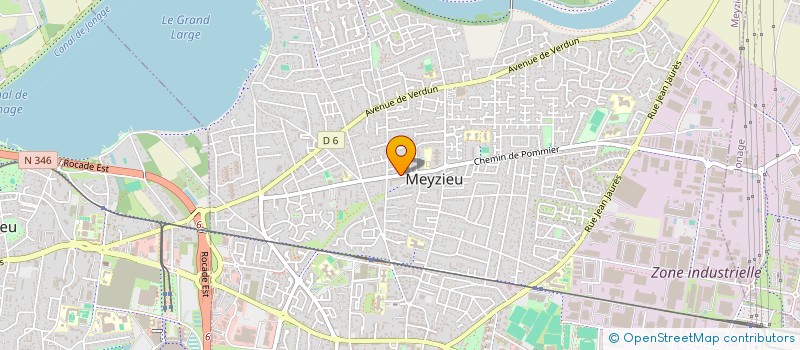 localisation de l'entreprise EURO PARE-BRISES à MEYZIEU
