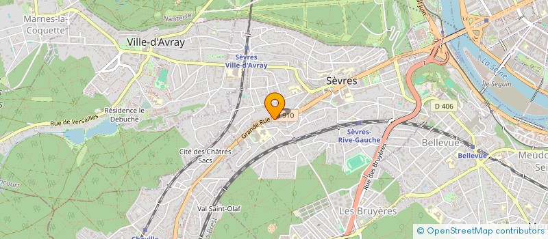 localisation de l'entreprise EURO PARTNER à SEVRES