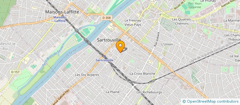 localisation de l'entreprise EURO PAVAGES à SARTROUVILLE