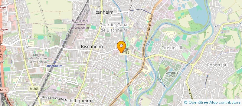 localisation de l'entreprise EURO PAVES à BISCHHEIM