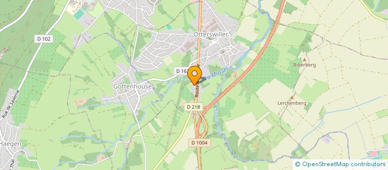 localisation de l'entreprise EURO PAYSAGE  OTTERSWILLER