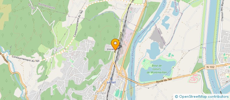 localisation de l'entreprise EURO PB  LE TEIL