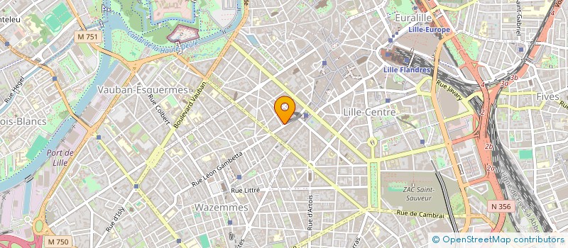 localisation de l'entreprise EURO PC à LILLE