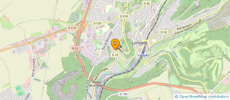 localisation de l'entreprise EURO PELLET  LONGWY