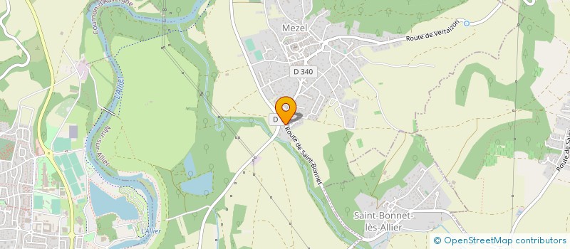 localisation de l'entreprise EURO PERCUSSION à MUR-SUR-ALLIER