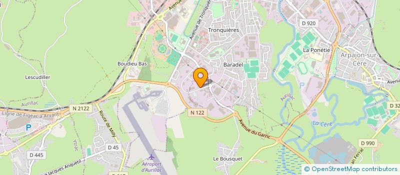 localisation de l'entreprise EURO PIECES à ARPAJON-SUR-CERE