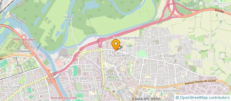 localisation de l'entreprise EURO PIECES AUTOS  VAULX EN VELIN