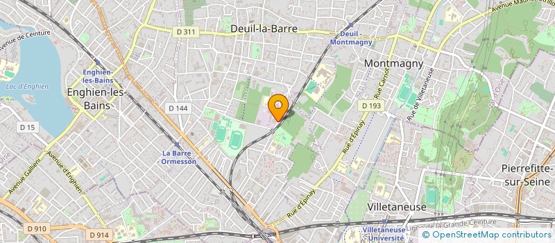 localisation de l'entreprise EURO PIZZA  DEUIL-LA-BARRE