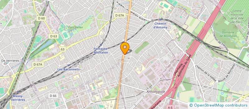 localisation de l'entreprise EURO PIZZA à ANTONY