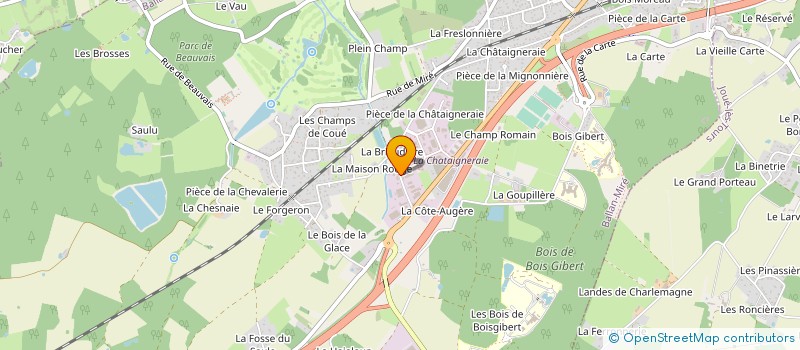 localisation de l'entreprise EURO-PLAFOND à BALLAN-MIRE