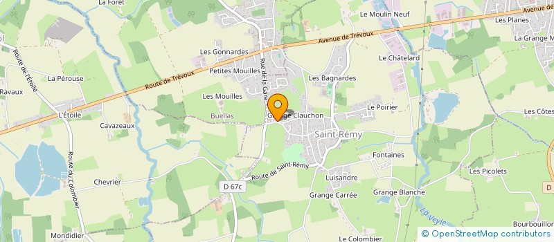 localisation de l'entreprise EURO-PLAST - CM MEDICAL  SAINT-ETIENNE-DU-BOIS