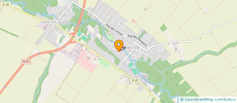 localisation de l'entreprise EURO PLOMBERIE à WARMERIVILLE