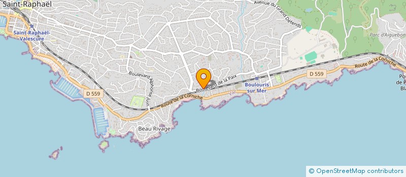 localisation de l'entreprise EURO PLONGEE INVESTISSEMENT à SAINT-RAPHAEL