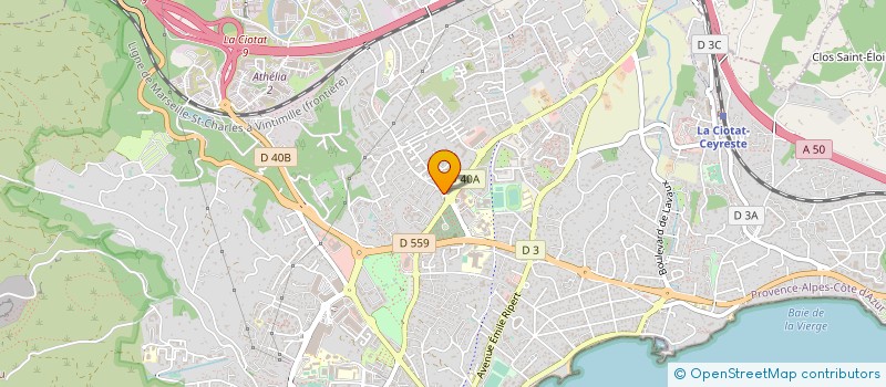 localisation de l'entreprise EURO PLUS  LA CIOTAT