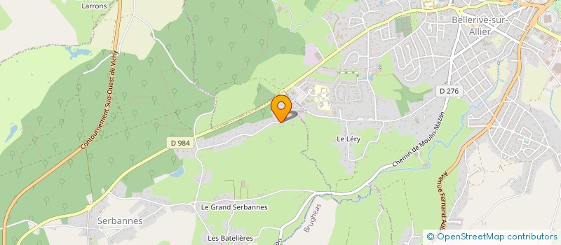 localisation de l'entreprise EURO-POL  SERBANNES