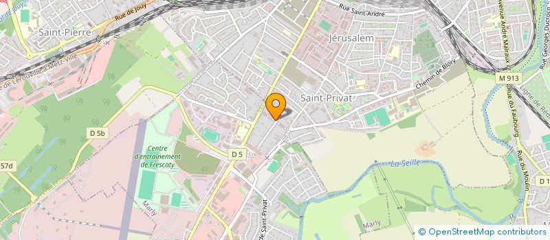 localisation de l'entreprise EURO POMPES à MONTIGNY-LES-METZ