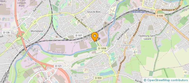 localisation de l'entreprise EURO POSE à LOUVROIL