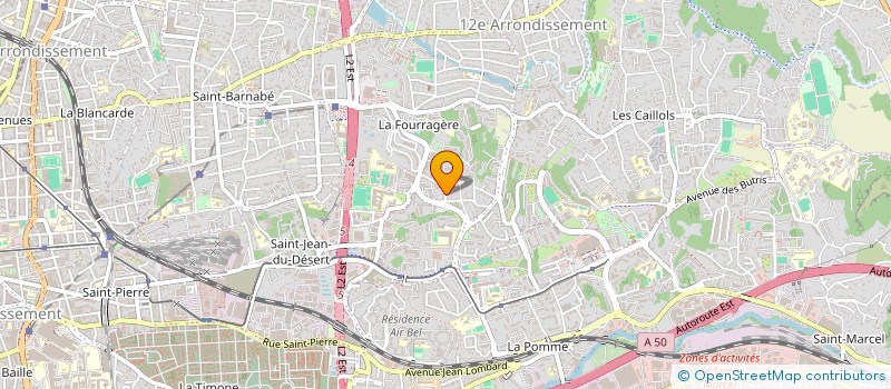 localisation de l'entreprise EURO POSE SERVICES à MARSEILLE