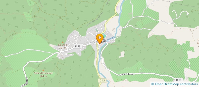 localisation de l'entreprise EURO PRECISION SARL à CABASSE