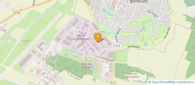 localisation de l'entreprise EURO-PREFA à BONDOUFLE