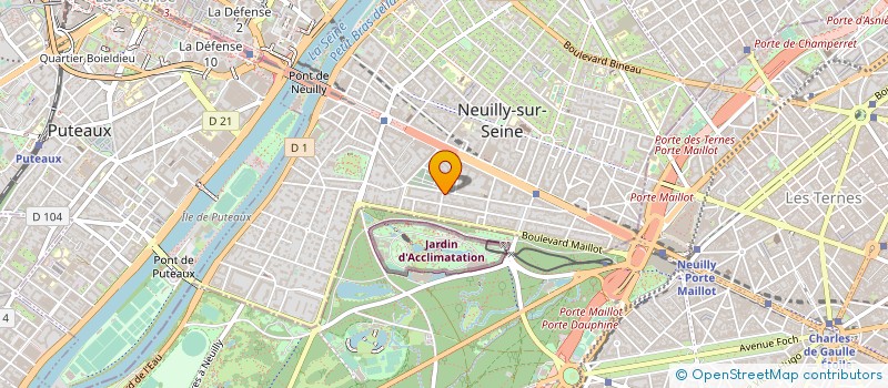 localisation de l'entreprise EURO PREMIUM TRAVEL SERVICES à NEUILLY-SUR-SEINE