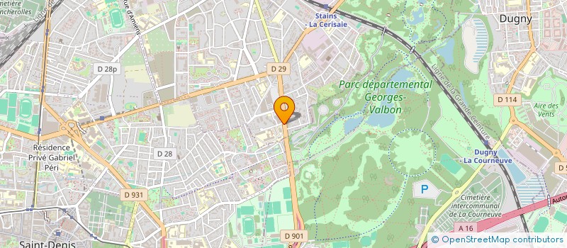 localisation de l'entreprise EURO PRESSE à STAINS
