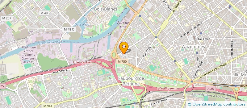 localisation de l'entreprise EURO PRESTATION ACTION DEVELOPPEMENT à LILLE