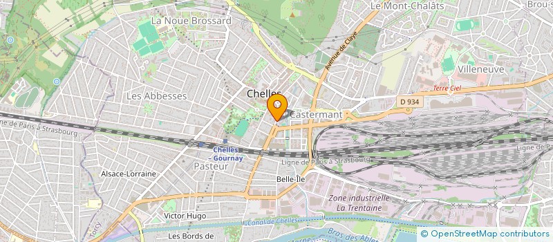 localisation de l'entreprise EURO PRESTIGE ENERGY à CHELLES