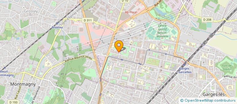 localisation de l'entreprise EURO PRESTIGE SECURITE PRIVEE à SARCELLES