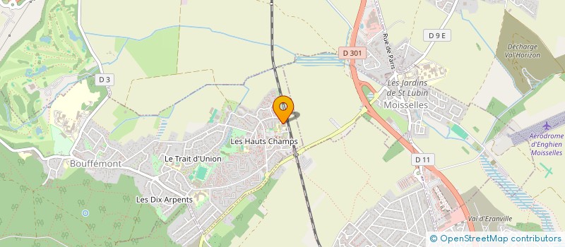 localisation de l'entreprise EURO PREV  BOUFFEMONT