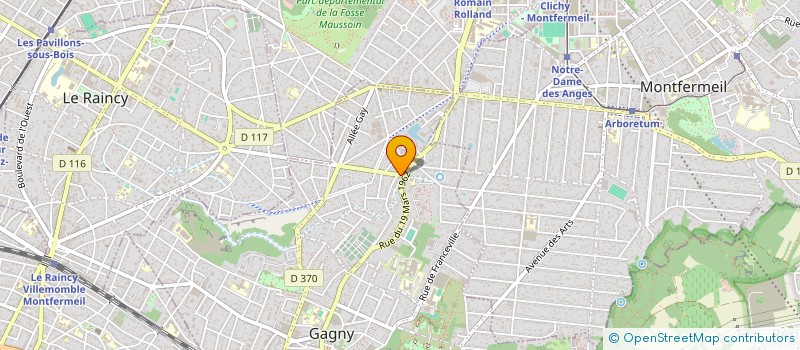 localisation de l'entreprise EURO PRIMEUR  GAGNY