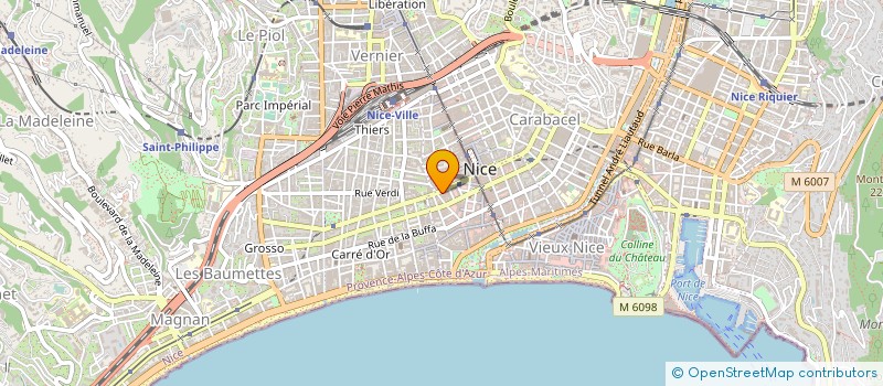 localisation de l'entreprise EURO PRIMT FRANCE à NICE