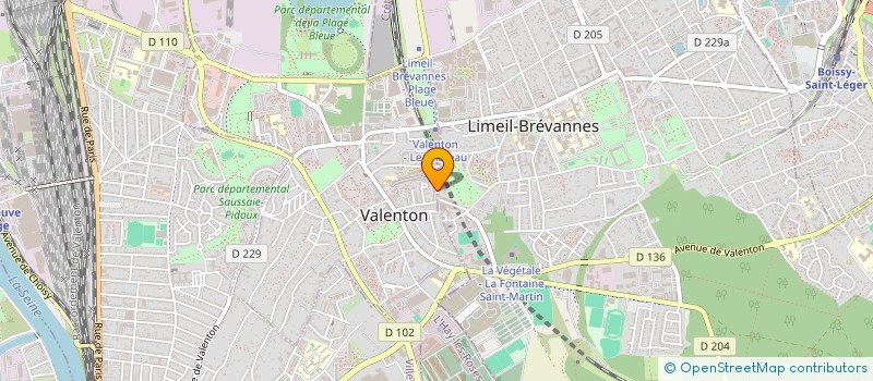 localisation de l'entreprise EURO PRO BATIMENT à VALENTON