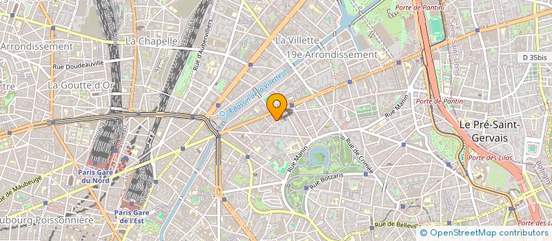 localisation de l'entreprise EURO PRO CONCEPT BATIMENT  PARIS