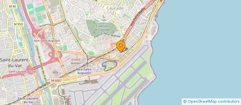 localisation de l'entreprise EURO PROJECT FRANCE  NICE