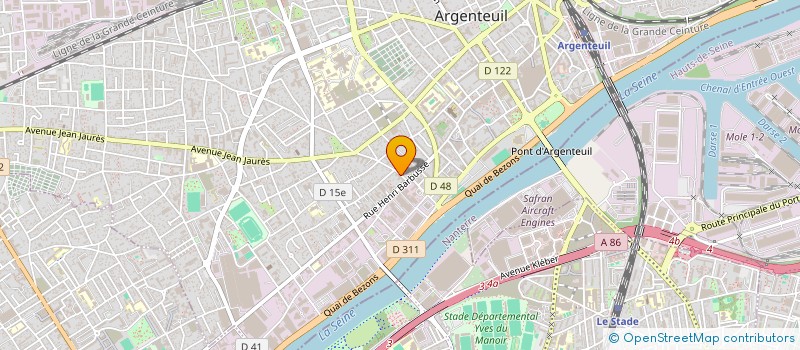 localisation de l'entreprise EURO PROTEC SERVICES SARL  ARGENTEUIL